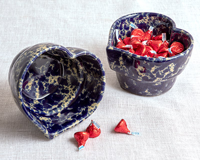 Heart Baker Bowl and Chocolates