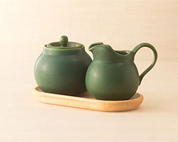Sugar & Cream& Vermont Maple Tray Set